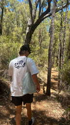 *NEW* Organic Tote Bag (Sky Blue & Black)