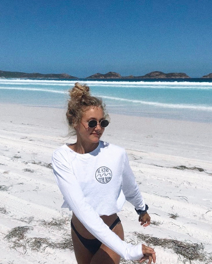 "Be Kind To The Ocean" Organic Long Sleeve